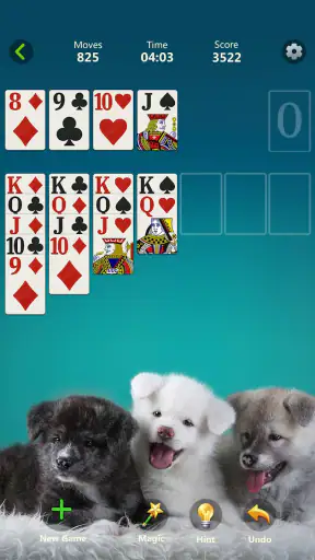 Solitaire klassinen korttipeli screenshot