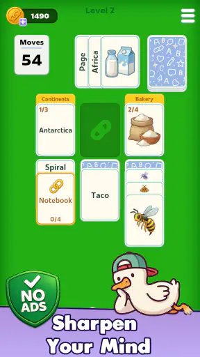 Solitaire Word Associations screenshot