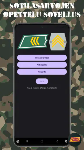 Sotilasarvot Suomi screenshot