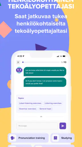 Speakly: Opi Kieliä Nopeasti screenshot