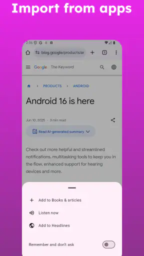 Speech Central: Text to Speech screenshot