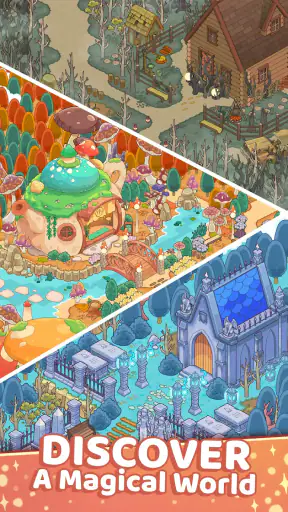 Starbrew Cafe: Mystical Merge screenshot