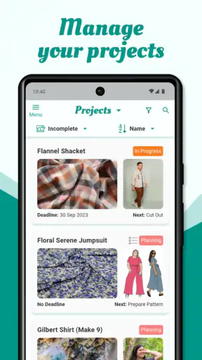 Stash Hub: Sewing Organiser screenshot