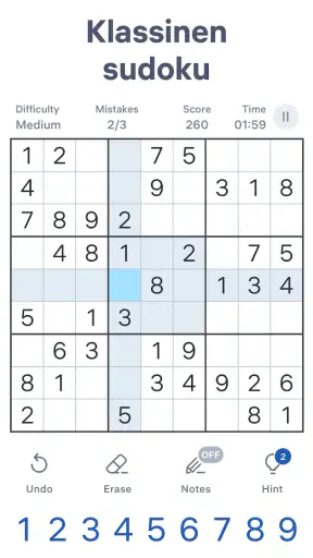 Sudoku.com - Älypääpelit screenshot