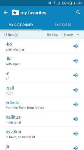Suomi-Englanti Sanakirja screenshot