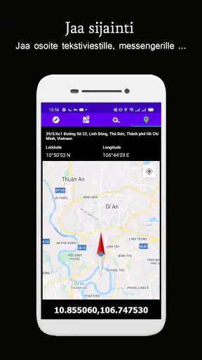 suuntakompassi screenshot