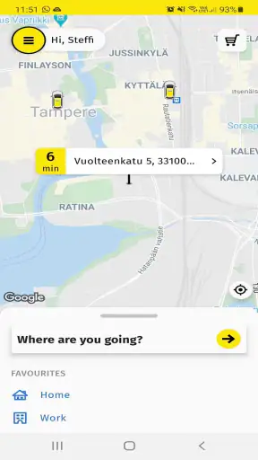 Taksi Tampere screenshot