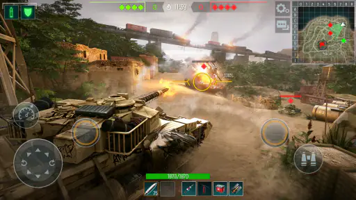 Tank Force: Battle Tanks Games screenshot