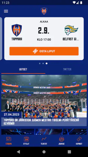 Tappara screenshot