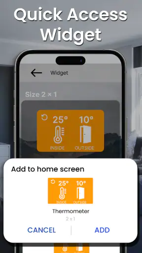 Tarkka sisäilman lämpömittari screenshot