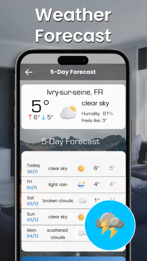 Tarkka sisäilman lämpömittari screenshot