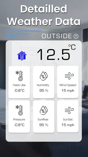 Tarkka sisäilman lämpömittari screenshot