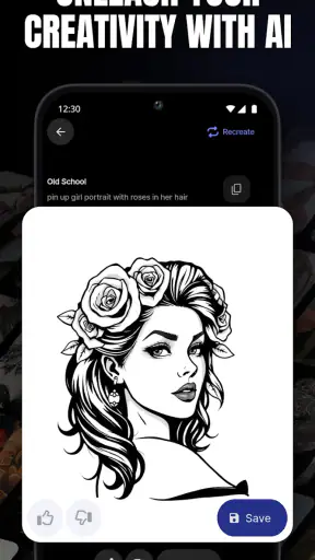 TattooInk: AI Tattoo Generator screenshot