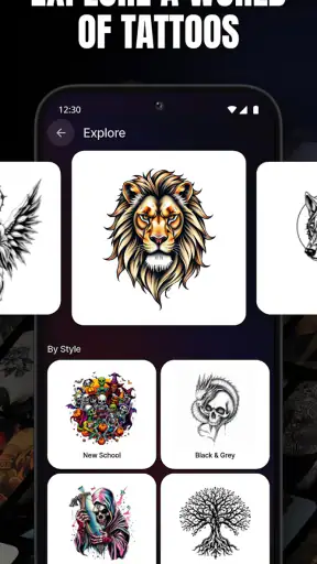 TattooInk: AI Tattoo Generator screenshot
