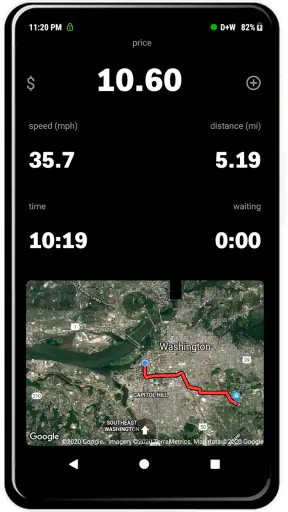 Taximeter screenshot