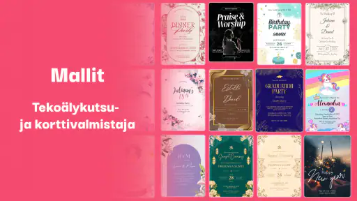 Tekoälykutsukortin tekijä screenshot