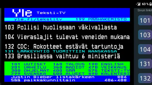 Teksti-TV screenshot