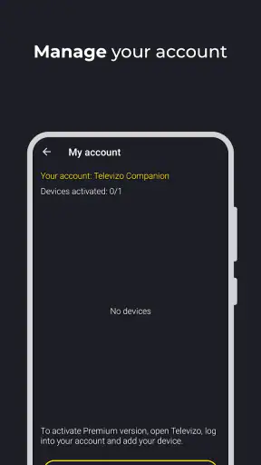 Televizo Companion screenshot