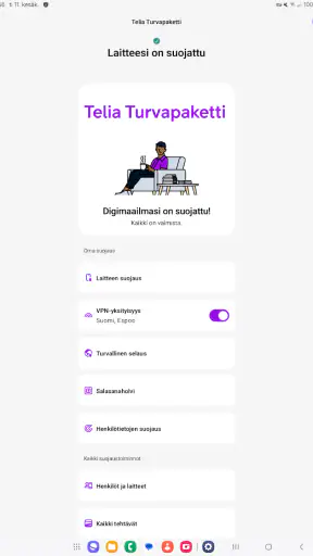 Telia Turvapaketti screenshot