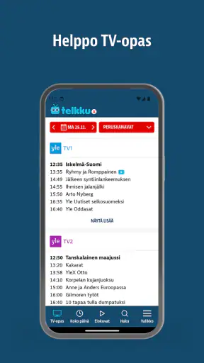 Telkku - TV-opas screenshot