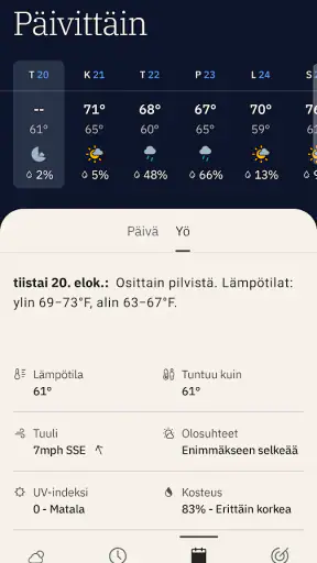 The Weather Channel screenshot