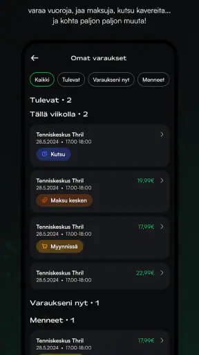 Thril: Liikuntaa lähelläsi screenshot