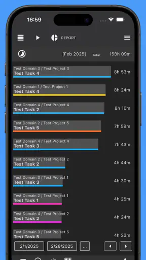 Time Tracker - Timesheet screenshot