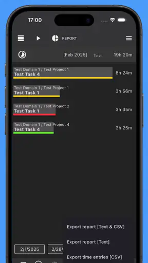 Time Tracker - Timesheet screenshot