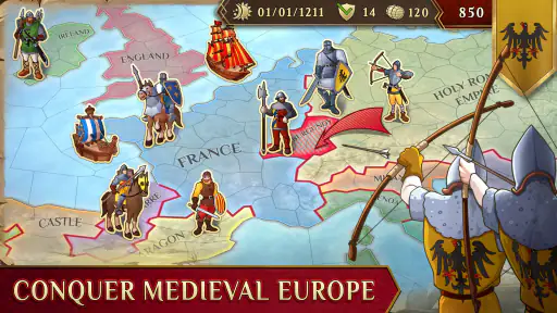 Timelines: Medieval War TBS screenshot