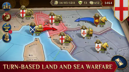 Timelines: Medieval War TBS screenshot