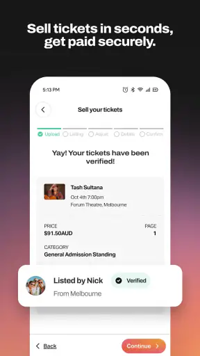 Tixel－Face Value Ticket Resale screenshot