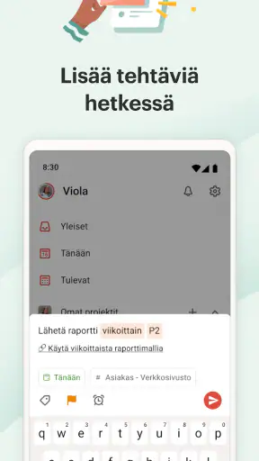 Todoist: Tehtäväluettelo screenshot