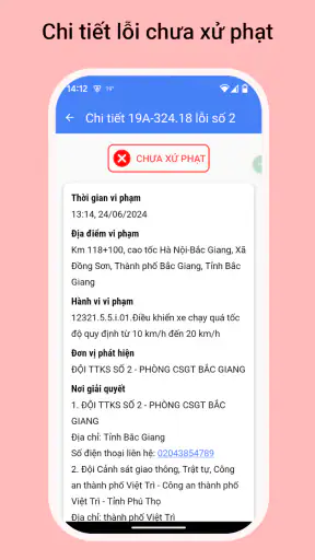 Tra Cứu Phạt Nguội 2026 screenshot