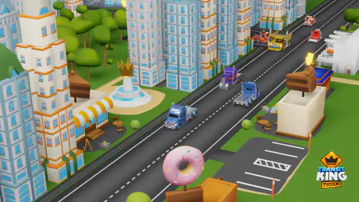 Transit King Tycoon: Rekkapeli screenshot
