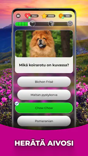 Triviascapes: tietovisa-peli screenshot
