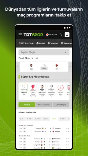 TRT Spor – Canlı Maç ve Haber screenshot