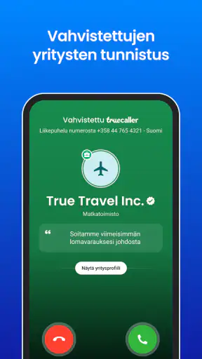 Truecaller Soittajan tunnistus screenshot