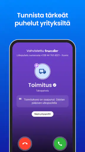 Truecaller Soittajan tunnistus screenshot