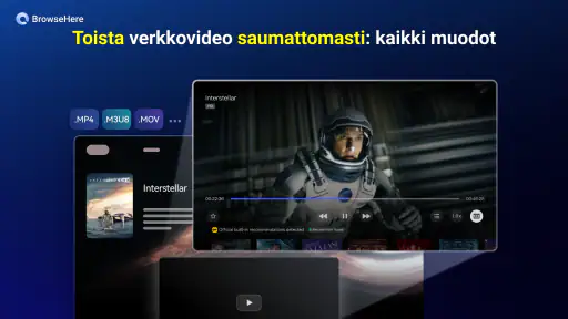 TV-verkkoselain - BrowseHere screenshot