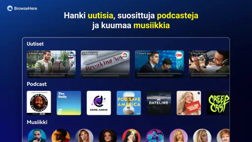 TV-verkkoselain - BrowseHere screenshot