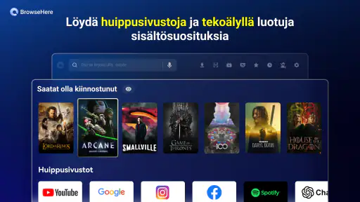 TV-verkkoselain - BrowseHere screenshot