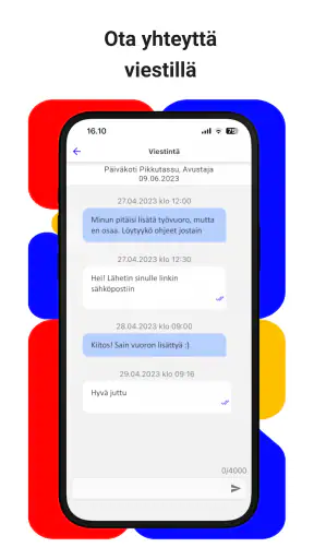 Työntekijän OmaSeure screenshot