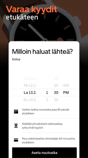 Uber - Pyydä autokyyti screenshot