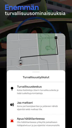Uber - Pyydä autokyyti screenshot