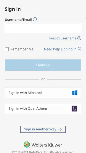 UpToDate screenshot