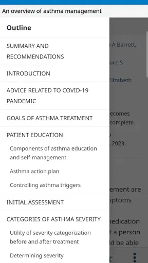 UpToDate screenshot