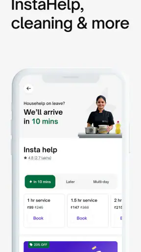Urban Company: InstaHelp &more screenshot