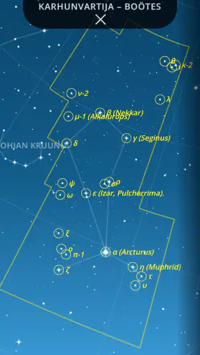 Ursan tähtikartta screenshot