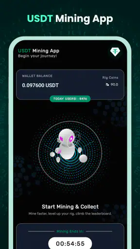 USDT Mining, Crypto USDT Miner screenshot