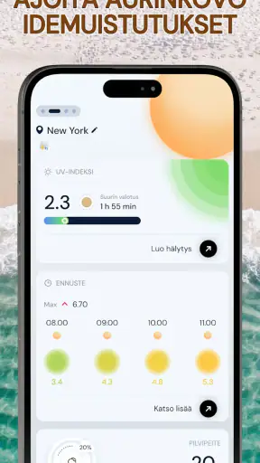 UV-indeksi - Tan-widget screenshot